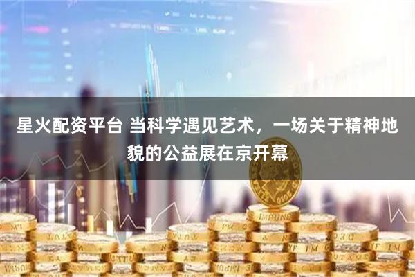 星火配资平台 当科学遇见艺术，一场关于精神地貌的公益展在京开幕